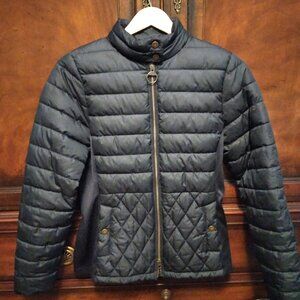 Barbour Esme Navy puffer Jacket Size US 4